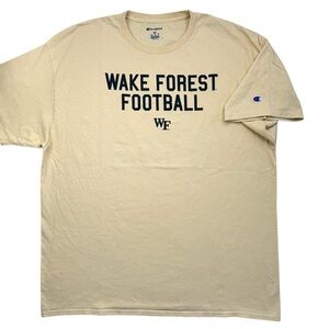 Wake Forest Football Gold Rush 2-Sided Childhood Cancer Awareness t-shirt 2XL